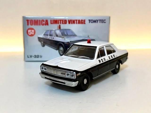 Tomica Limited Vintage 5週年限定版LV-32b Nissan Cedric神奈川縣警車 