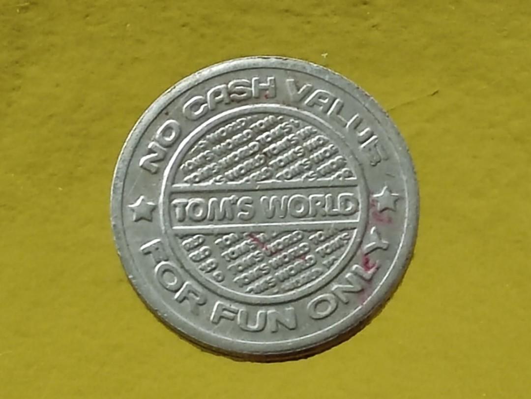 Tom's World Token, Hobbies & Toys, Memorabilia & Collectibles, Currency on Carousell