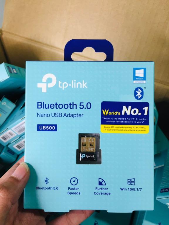 TP-Link UB500 Nano USB Bluetooth 5.0 Adapter | Bluetooth Receiver (Category: Cables & Adaptors) located in Makati City. Submitted by amtechnohub (Listing ID 1128274658, Image 1). Description: ✔Direct supplier here ✔Accepting bulk orders ✔Sealed and brand new ✔Can issue OR and sales invoice for reimbursement purposes ✔Order now, deliver today policy ✔7 days guaranteed replacement for factory defects ✔1 year service warranty without physical damage