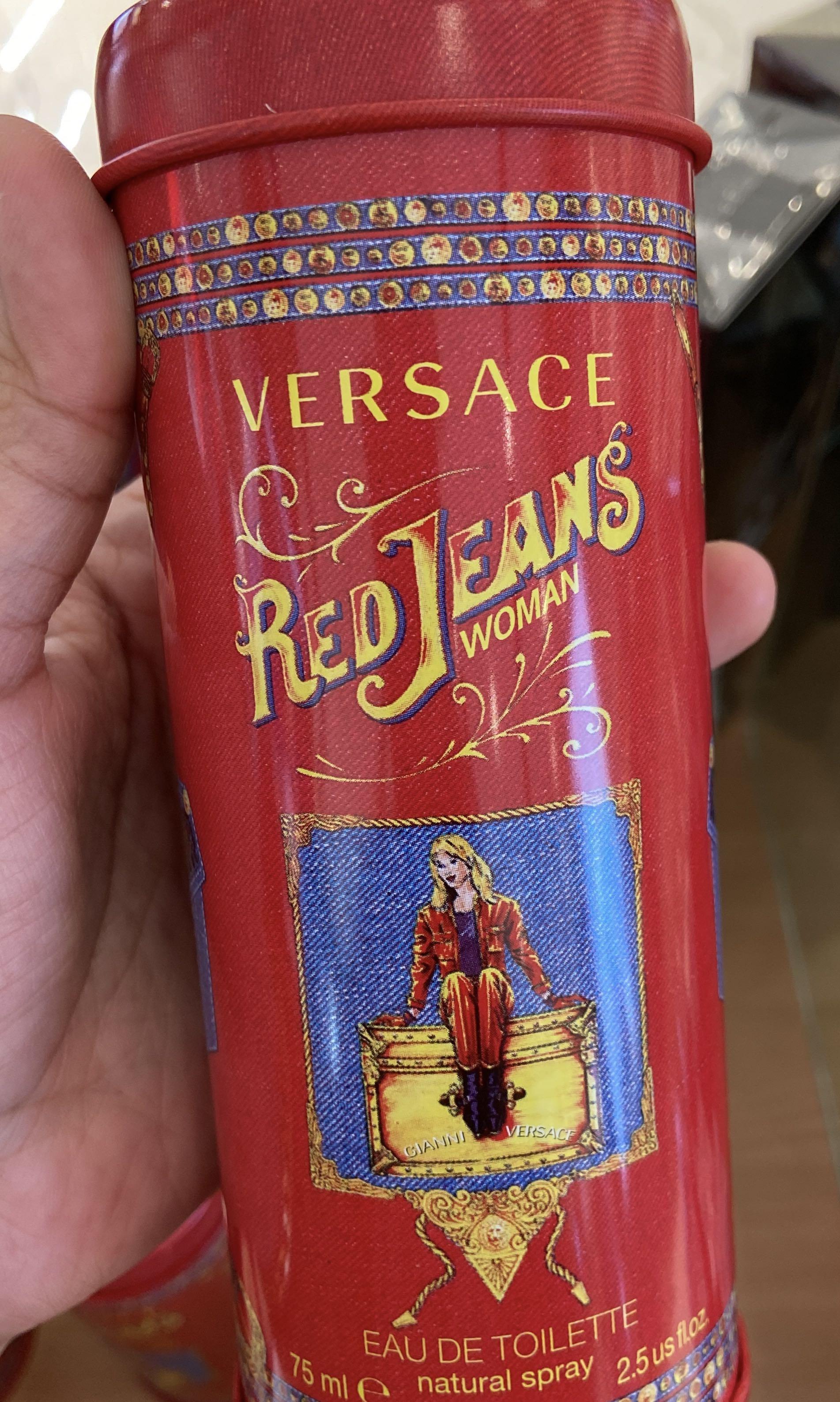 Fake vs Real Versace Jeans Red Woman Perfume 75 ml 
