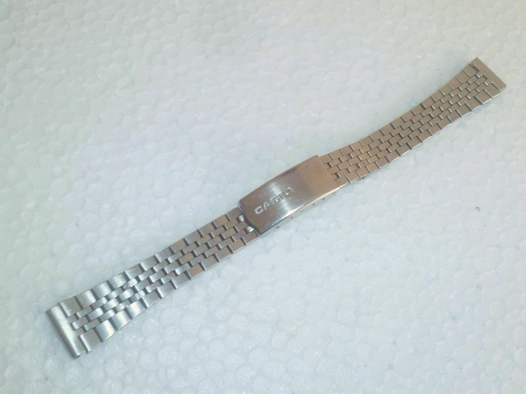 Vintage Japan Casio Lady Stainless Steel Watch Band Bracelet 14