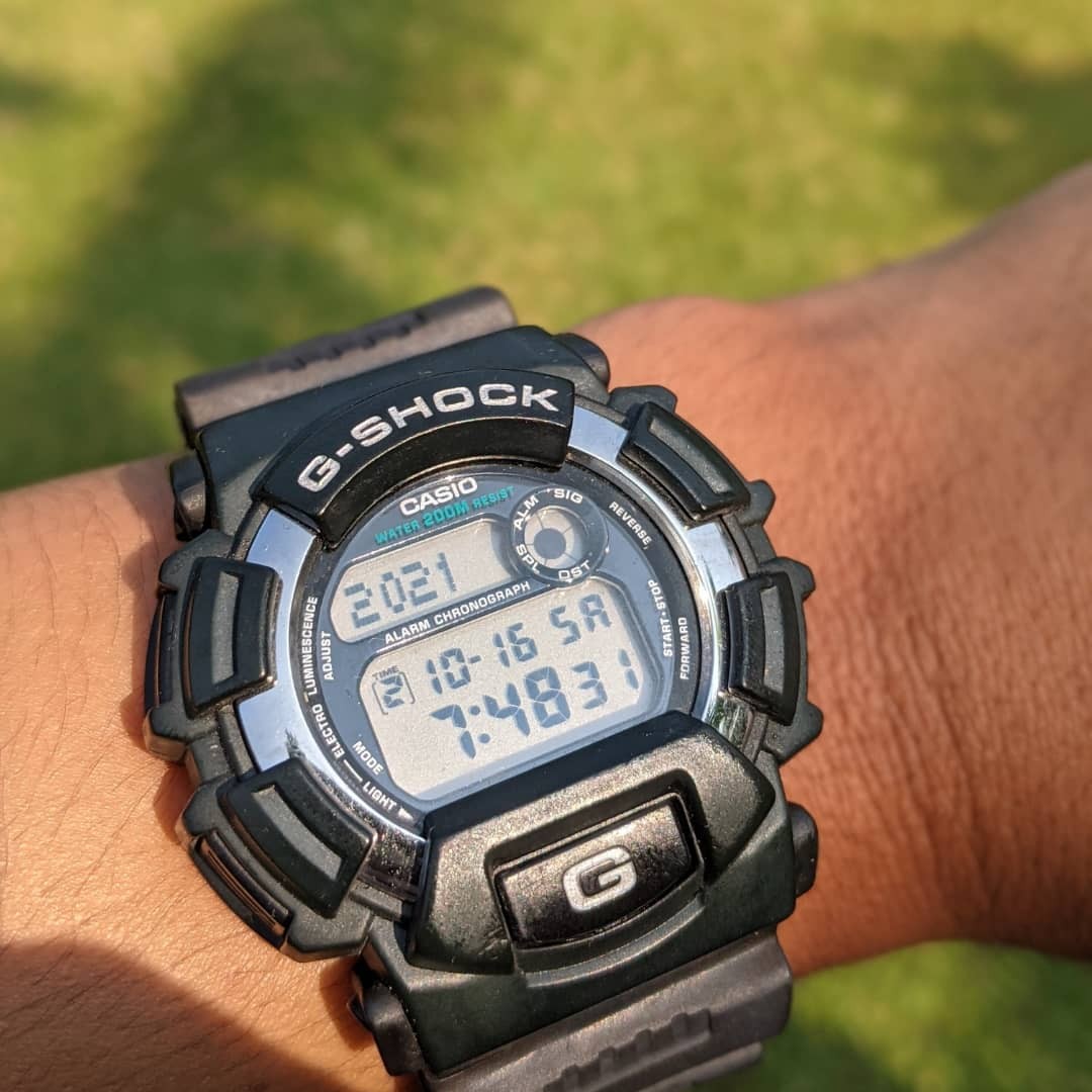 Vintage Gshock DW 9500, Fesyen Pria, Jam Tangan di Carousell