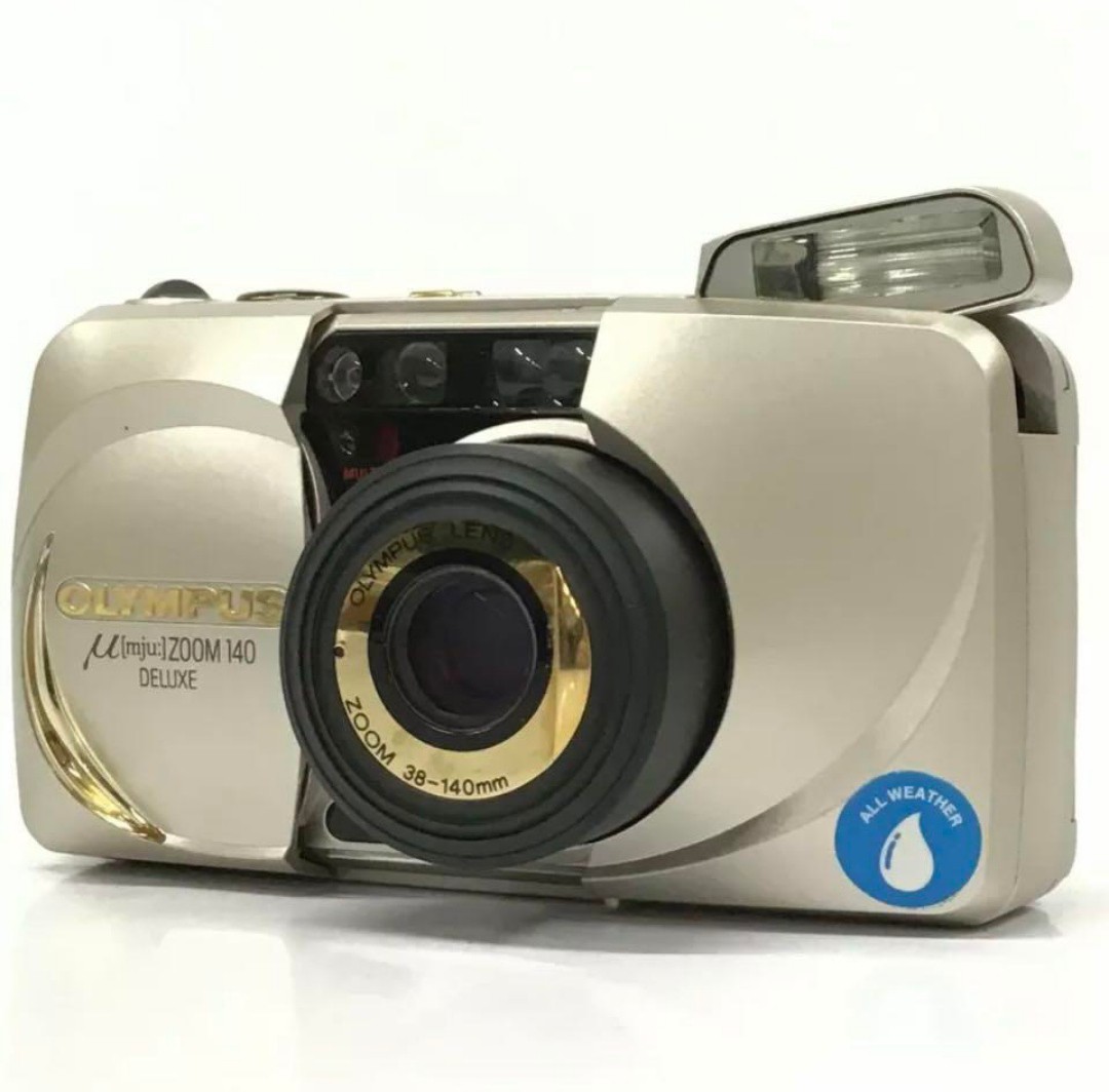 Vintage Olympus Mju Zoom 140 Deluxe 35mm Point Shoot Camera