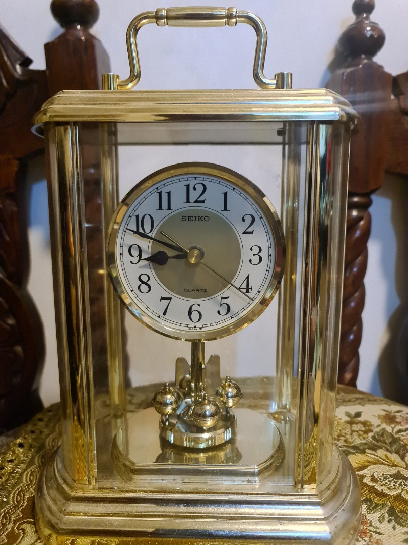 Vintage seiko Table clock, Furniture & Home Living, Home Decor, Clocks on  Carousell