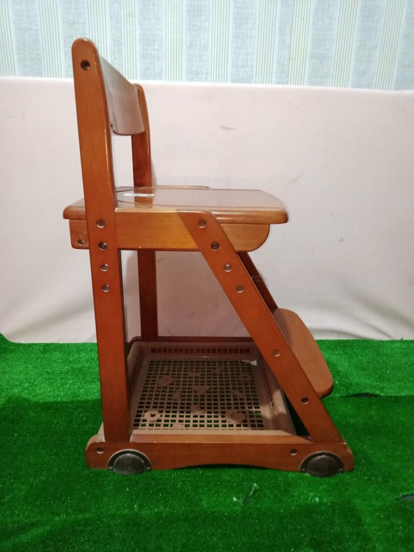 Wooden high chair japan Surplus, Babies & Kids, Nursing & Feeding, Baby