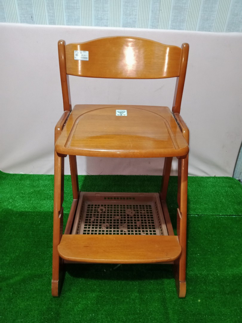 Wooden high chair japan Surplus, Babies & Kids, Nursing & Feeding, Baby