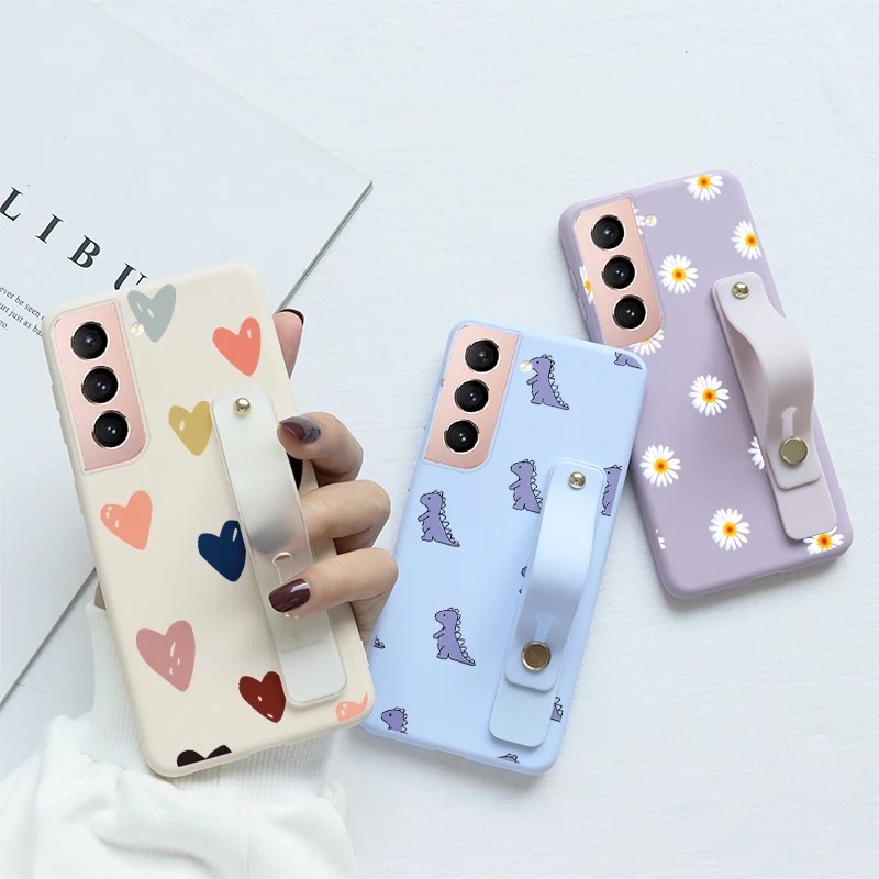 MUSUBO Square Wrist Strap Phone Cases For Samsung Galaxy S21 S20