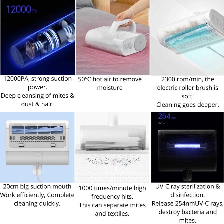 Xiaomi Dust Mites Vacuum Cleaner Mijia Handheld Remove Mite