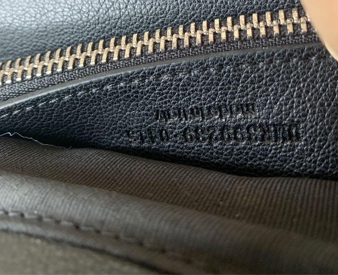 YSL Saint Laurent College Black Caviar Leather Bag With Datecode Serial