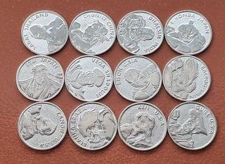 1992 Street Fighters Coin set