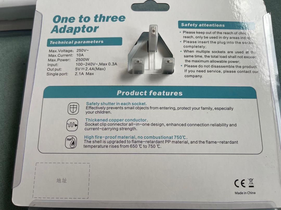3 head switch/adaptor/socket, TV & Home Appliances, Electrical ...