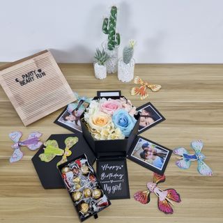 New- Gift Box, Explosion Graduation Gift. Memory Photo Album