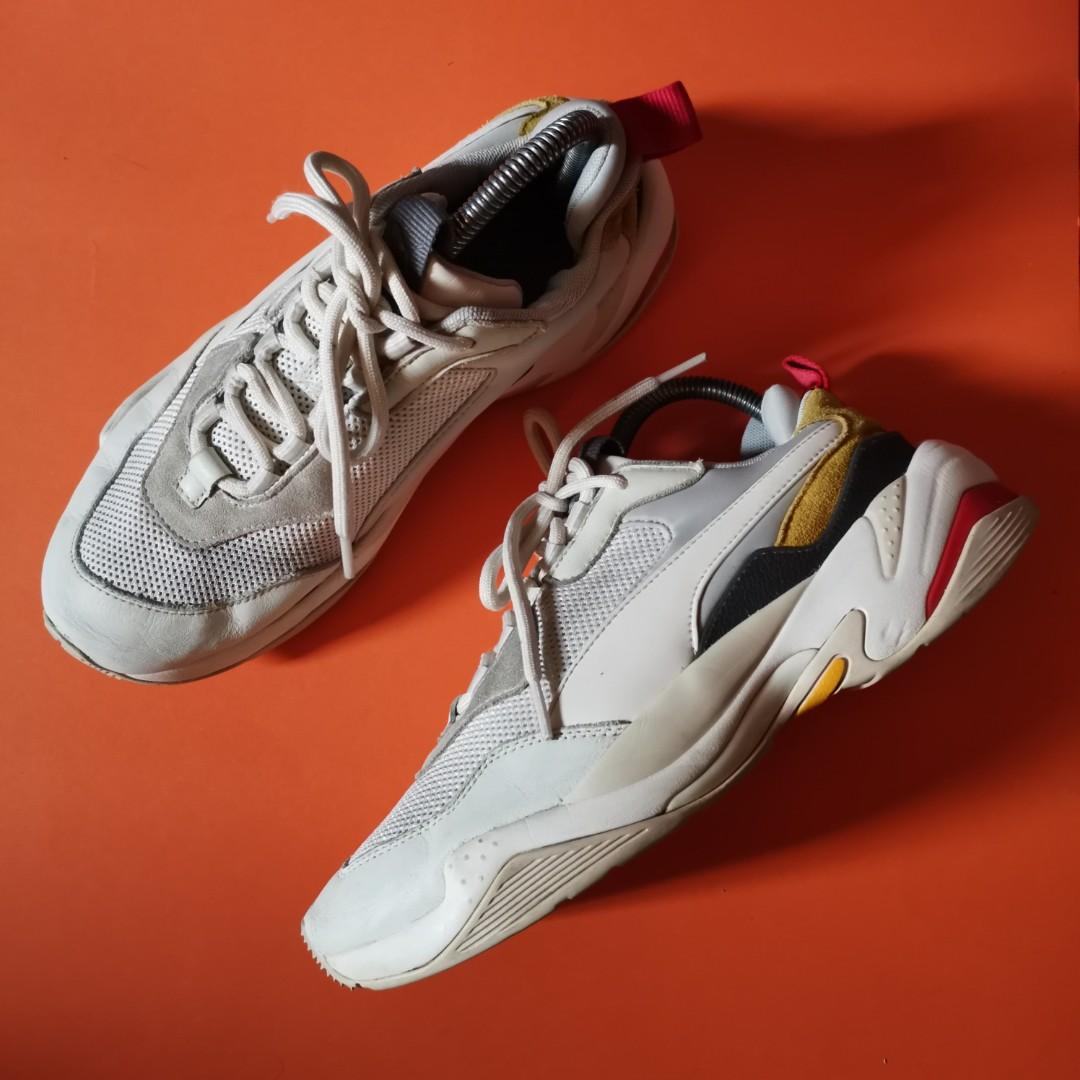 Puma thunder shop mens silver