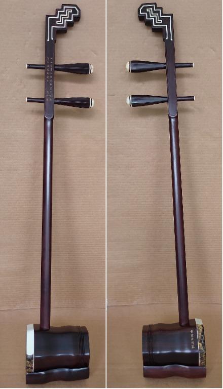 二胡 明清舊料 黄建洪精製 黄建洪制紫檀二胡 / Erhu, Hobbies & Toys, Musical Instruments