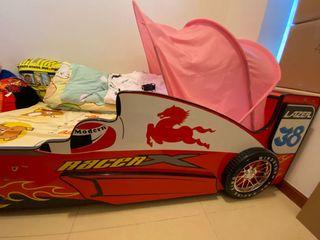 跑車造型單人兒童床 Racing Car Style Kid Bed
