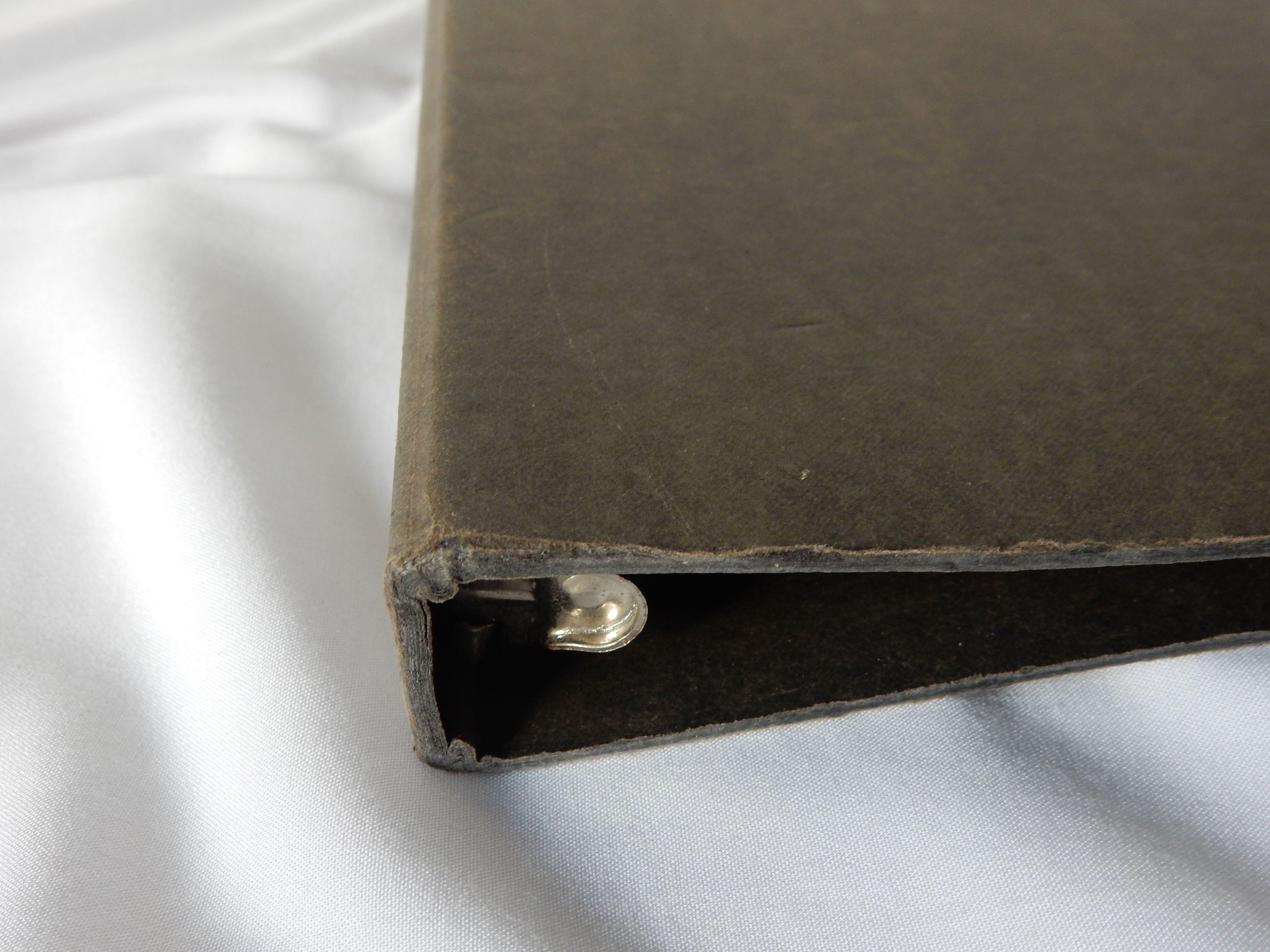 [A5 MUJI BINDER] MUJI A5 30Ring Black Paper Binder, Hobbies & Toys