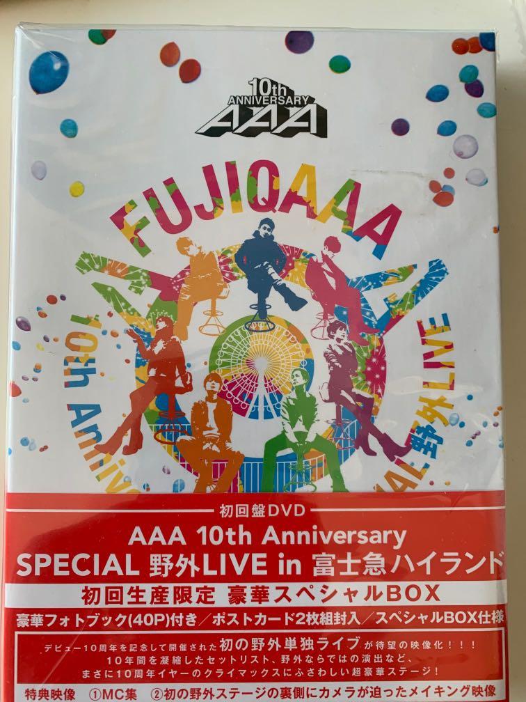 予約受付中】 AAA/AAA 10th Anniversary SPECIAL 野外LIVE… - DVD