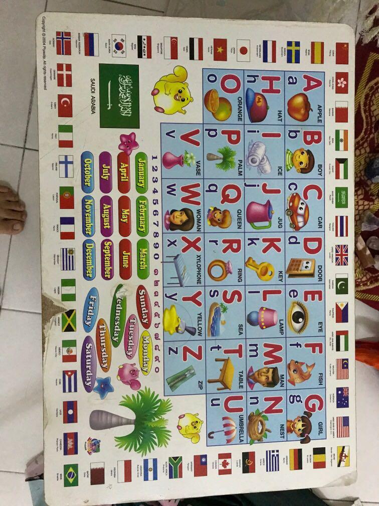ABC small study table (Category: Tables & Sets) located in Kuala Lumpur. Submitted by featherangie (Listing ID 1128423896, Image 2). Description: .