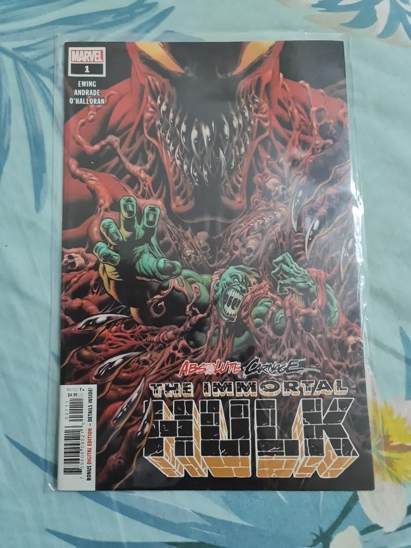 Absolute Carnage the immortal hulk, Hobbies & Toys, Books & Magazines, Comics & Manga on Carousell