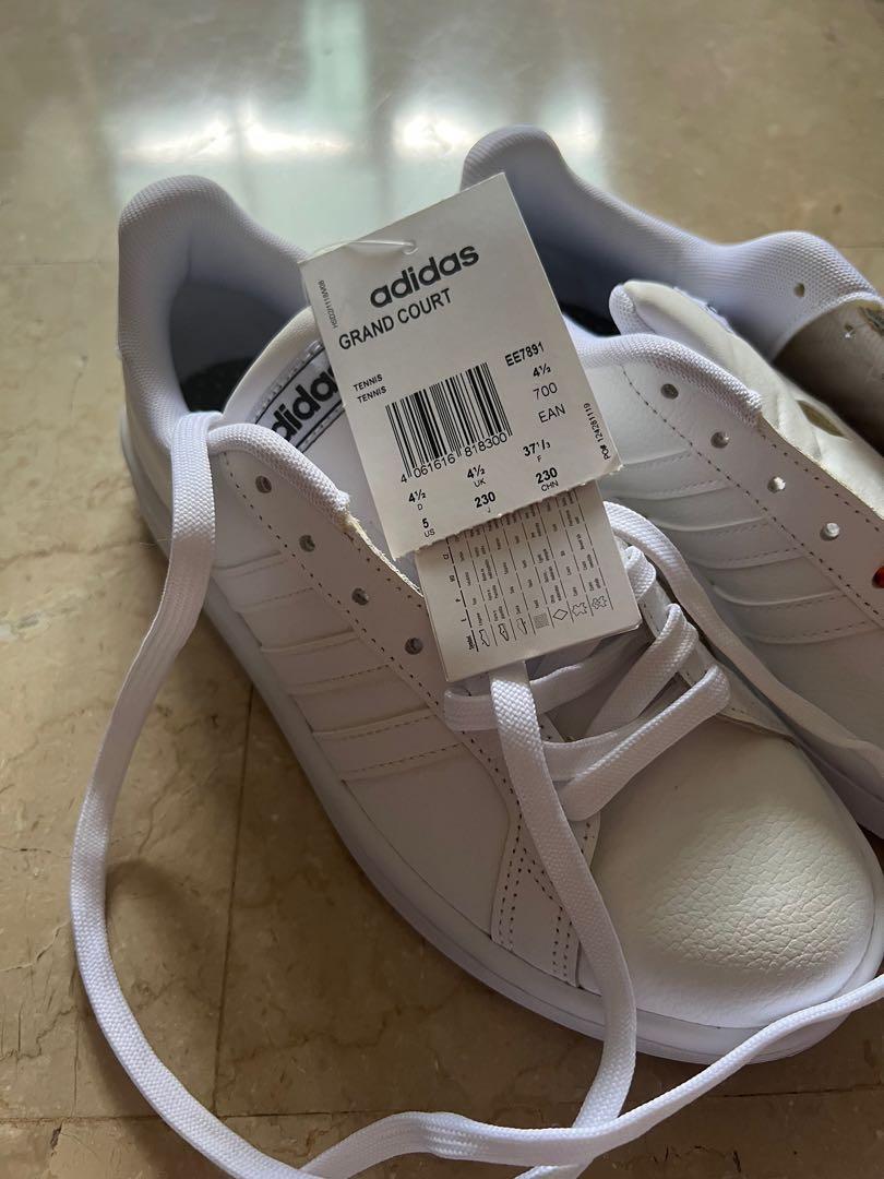 White adidas sales court shoes