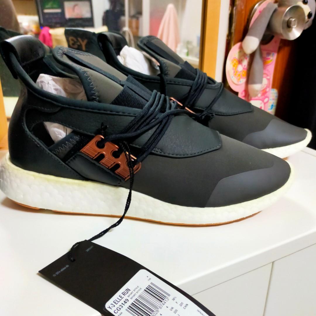 adidas Y 3 by Yohji Yamamoto Elle Run Black Olive