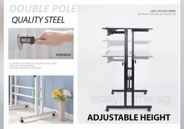 Adjustable height /standing table , study table, Furniture & Home ...