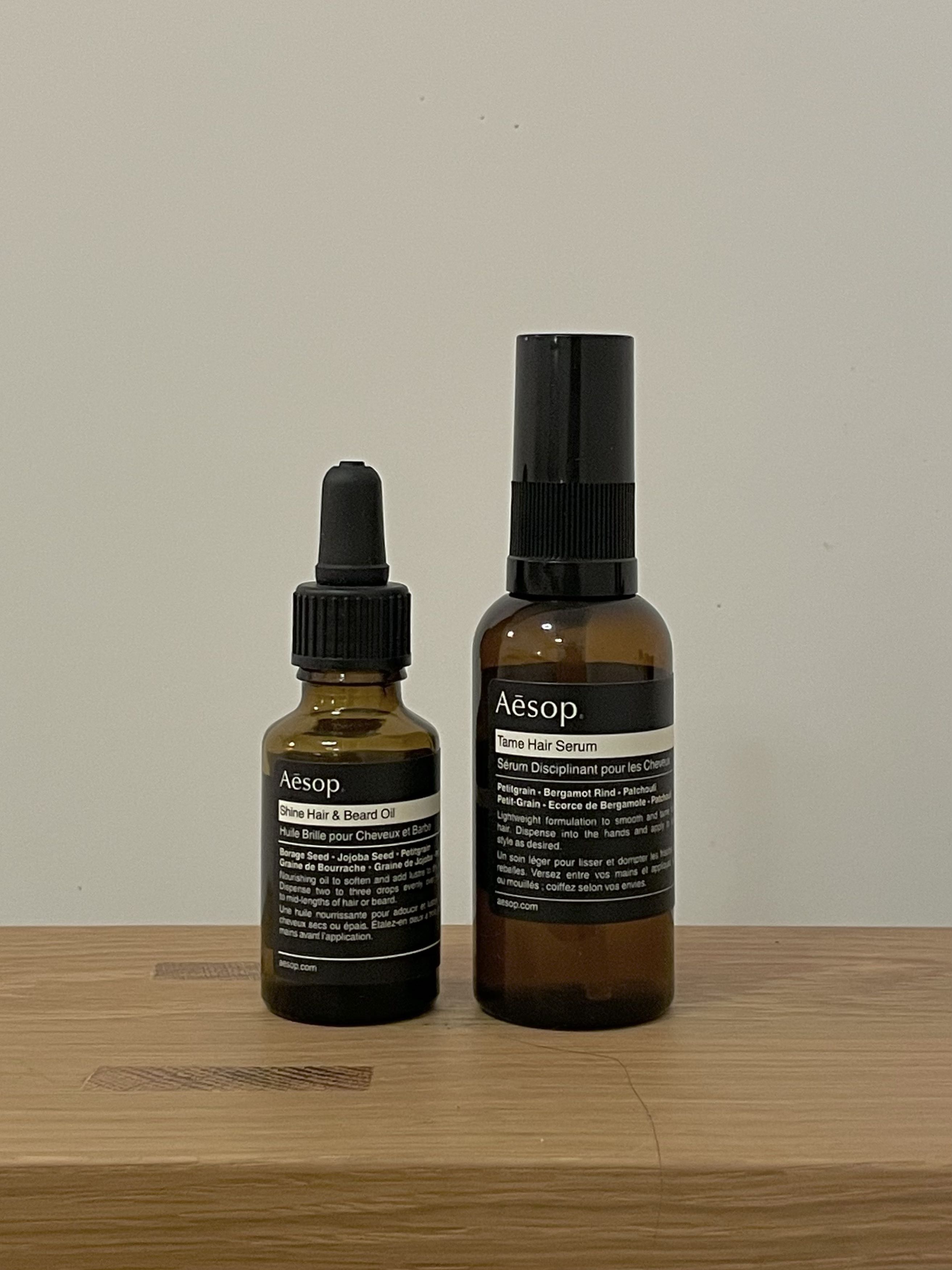 Aesop Tame Hair Serum and Shine Hair Oil, Beauty & Personal Care, Hair on Carousell