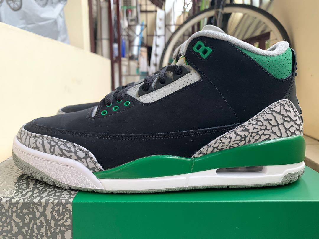 jordan retro 3 green
