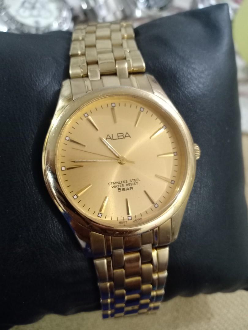 Alba gold watch Men s Fashion Watches Accessories Watches on