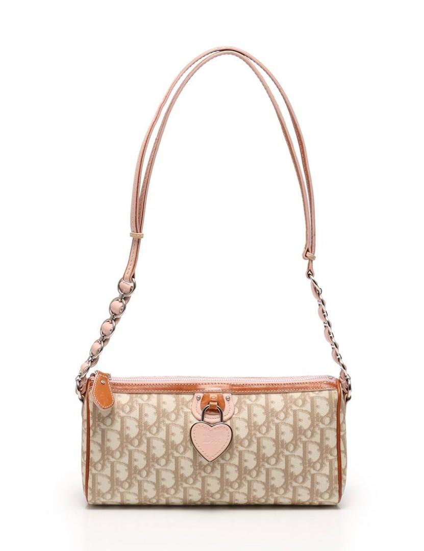 Christian Dior Diorissimo Romantique Bag  Pink Handle Bags Handbags   CHR142710  The RealReal