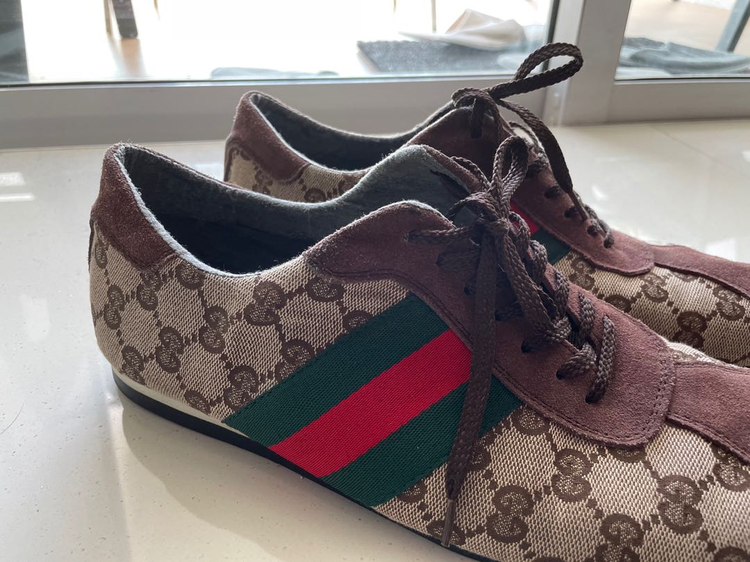 Authentic Gucci Men Shoes UK 9, Men's Fashion, Footwear, Sneakers on  Carousell