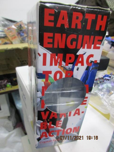 全新萬代Bandai Megahouse 地球隊長 Captain Earth- Earth Engine Impactor, 興趣及遊戲 ...