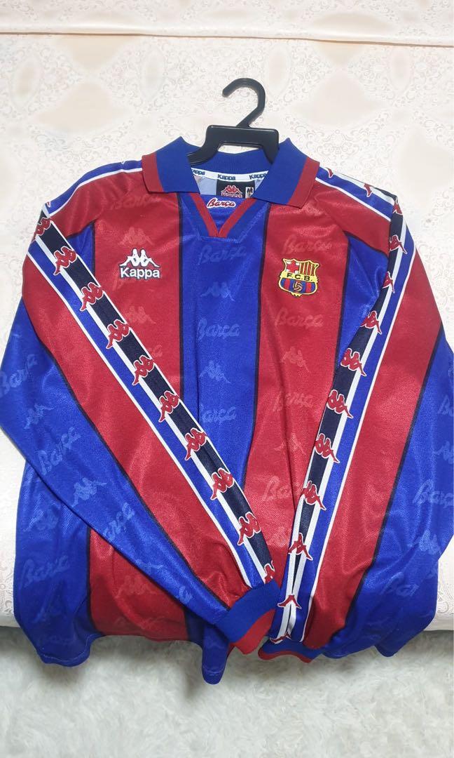 Barcelona 1996/1997 Home Long Sleeve Jersey Men Adult