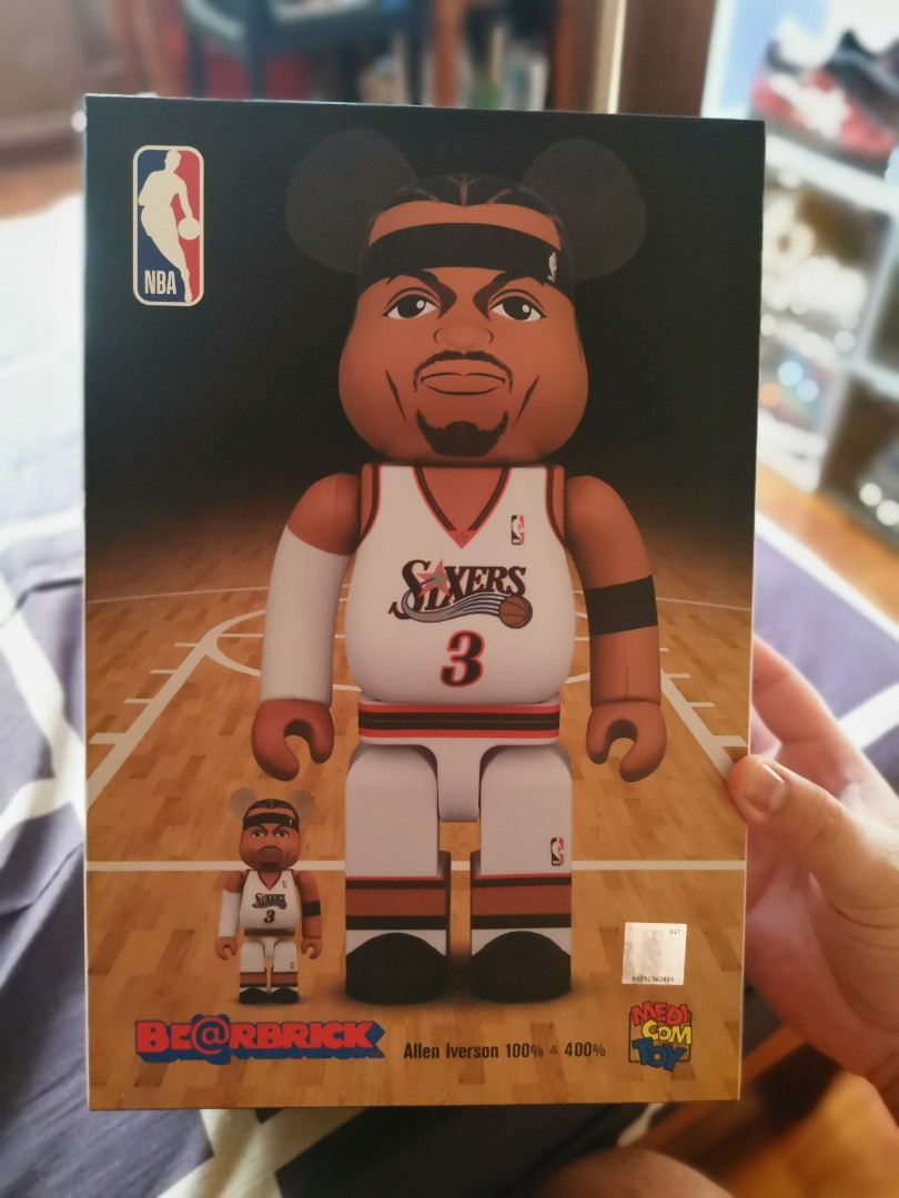 Bearbrick Allen Iverson (Philadelphia 76ers) 100% & 400% Set main image 1