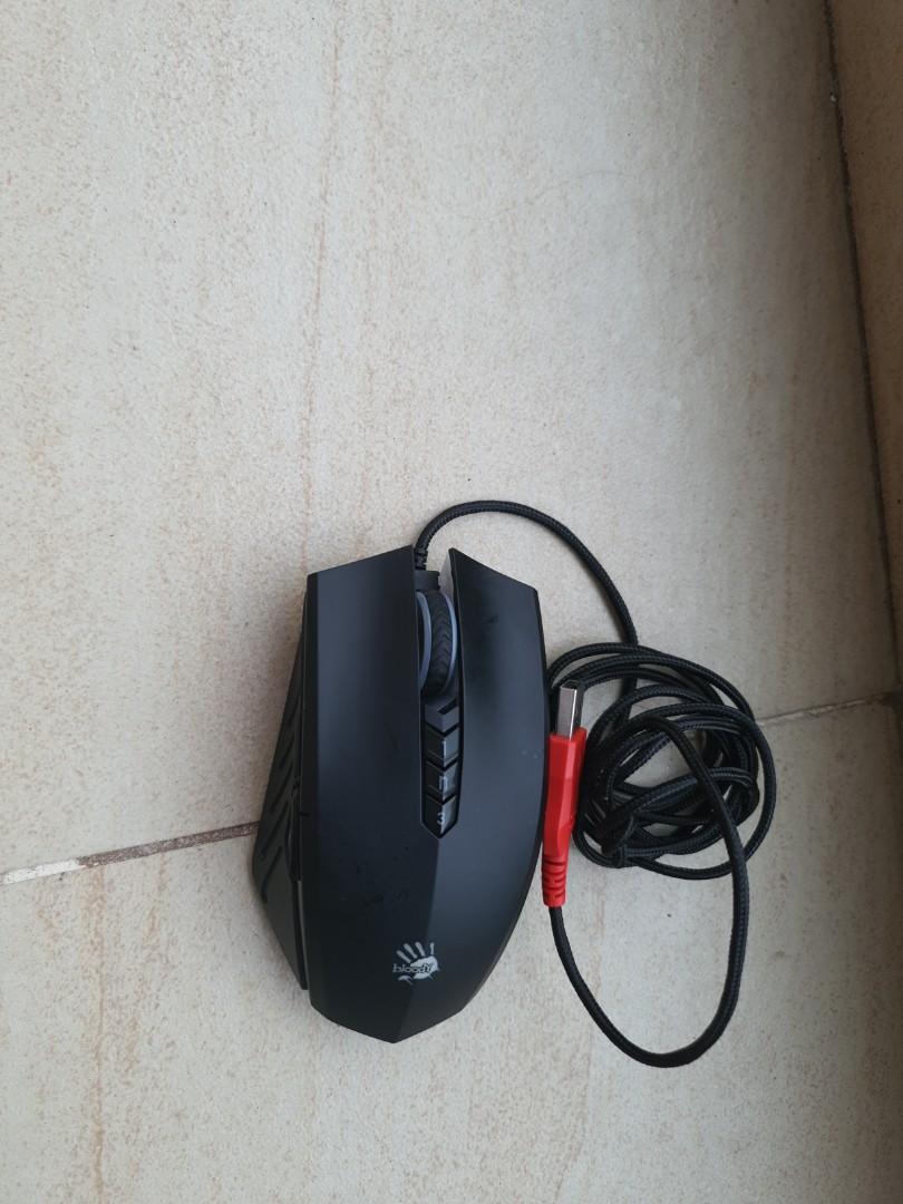 Bloody abedless matte black wired, Computers & Tech, Parts ...