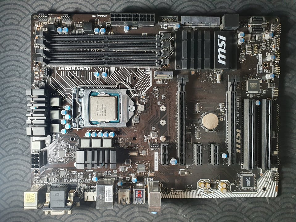 Bundle Msi Z170 And Intel I5 6600k Computers Tech Parts Accessories Computer Parts On Carousell
