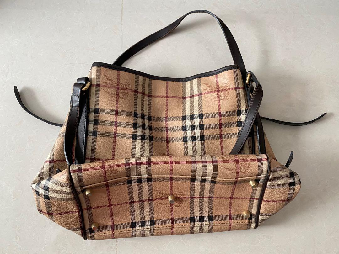 NWT Authentic Burberry bag purse Haymarket multi studs harder