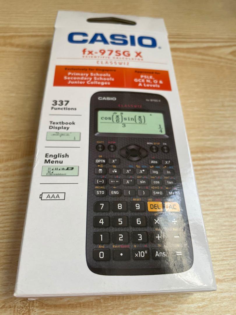 Casio calculator 2025 fx 97sg x