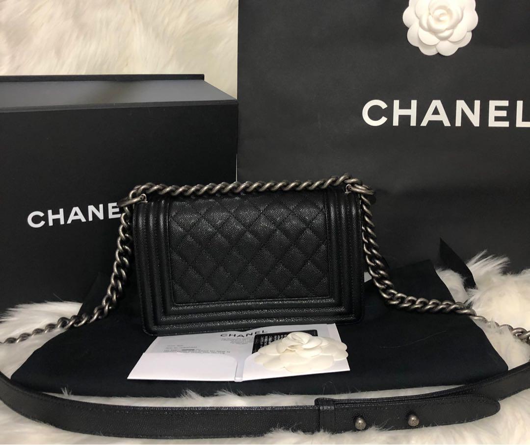 Chanel Boy Small, Luxury, Bags & Wallets on Carousell