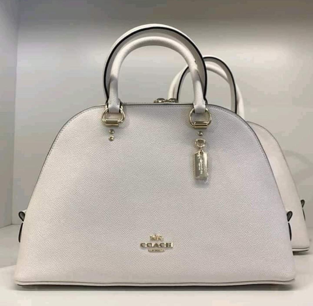 Coach white satchel clearance