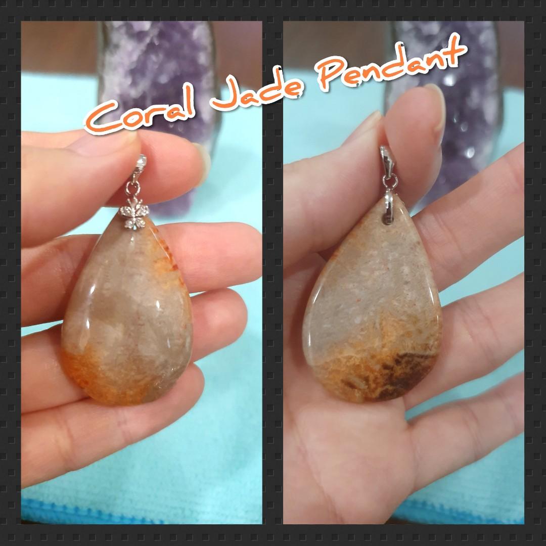 Coral 2025 jade necklace