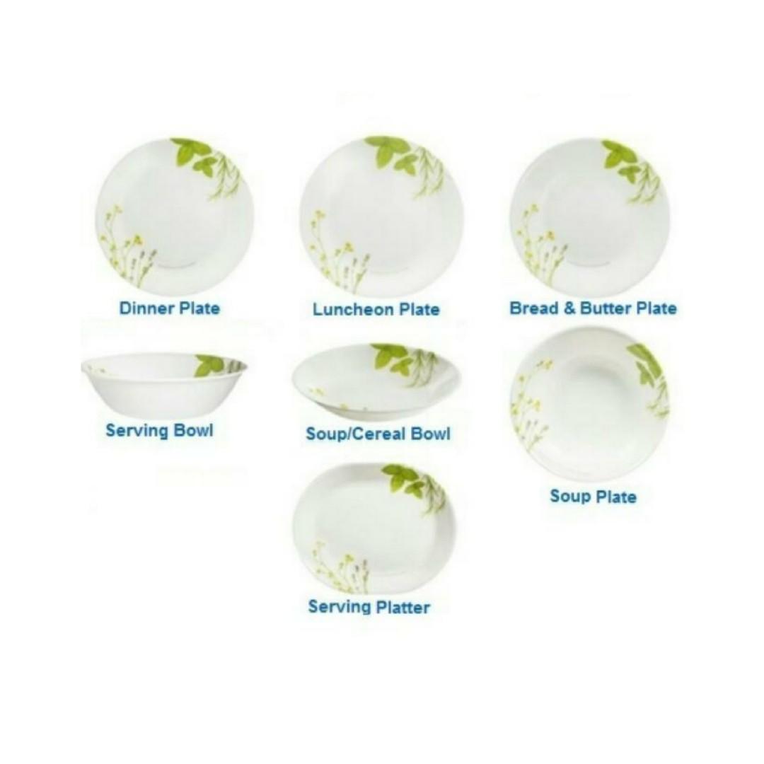 3 Designs Huge Discount Corelle Round Dinnerware 18 Pc Set