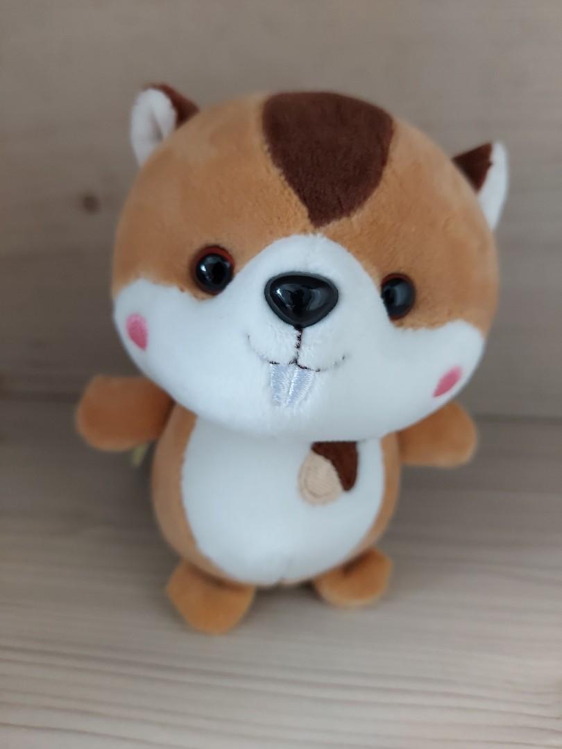 cute chipmunk keychain plushie, Hobbies & Toys, Toys & Games on Carousell