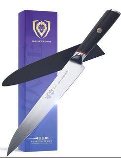 Dalstrong 12-Piece Knife Block Set - Gladiator Series Elite - Black Handles - HC German Steel - Hand-Made Manchurian Ash Wood Block - Premium Knife