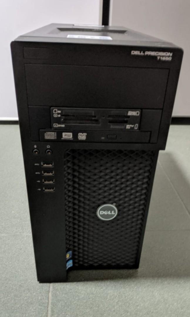 PC DELL Precision T1650 MT – Pentium G2020, 32 Go RAM, SSD 960 Go, Win10, Wifi – Reconditionné