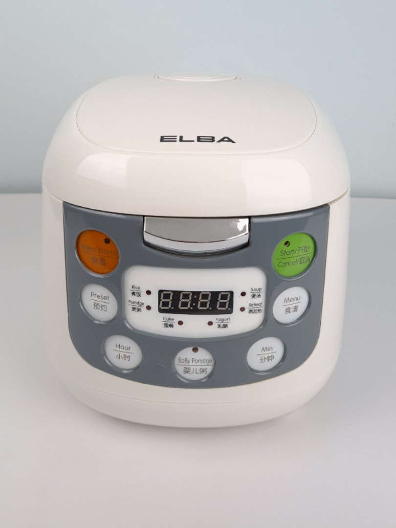 Elba Digital Rice Cooker ERCE1060(WH), Kitchen & Appliances on Carousell
