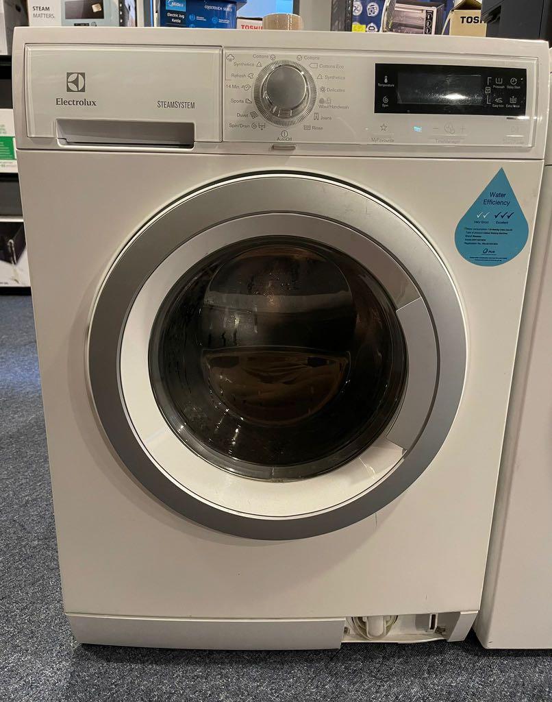 Electrolux EWF1497HDW 9KG Front Load Washing Machine, TV & Home