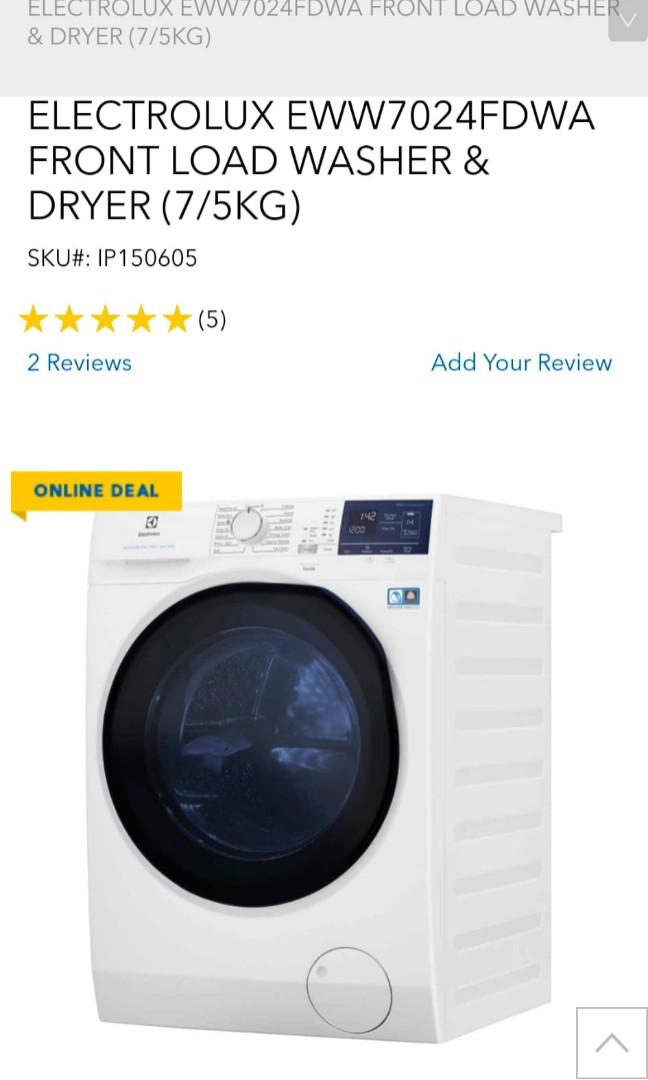 Electrolux washer dryer eww7024fdwa sale