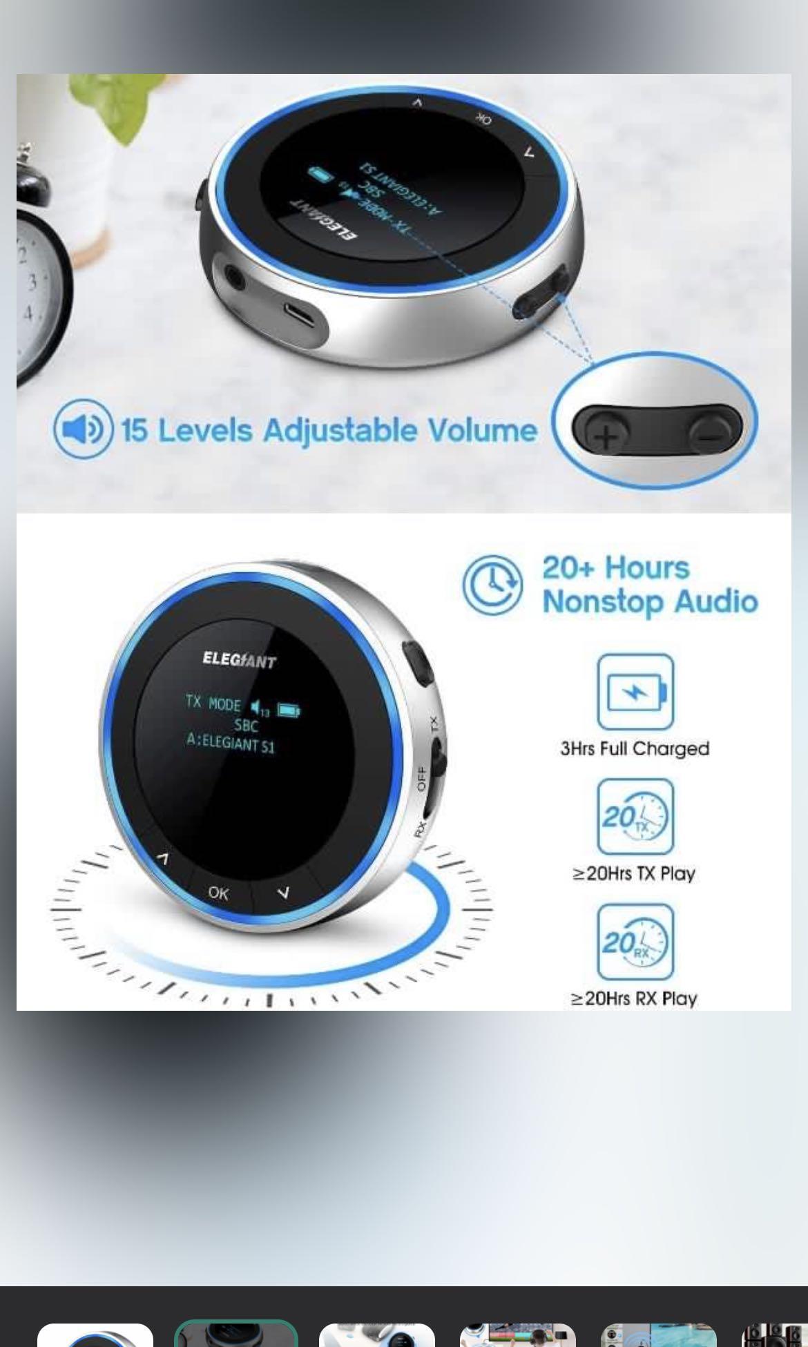 Elegiant bluetooth 5.1 transmitter receiver online