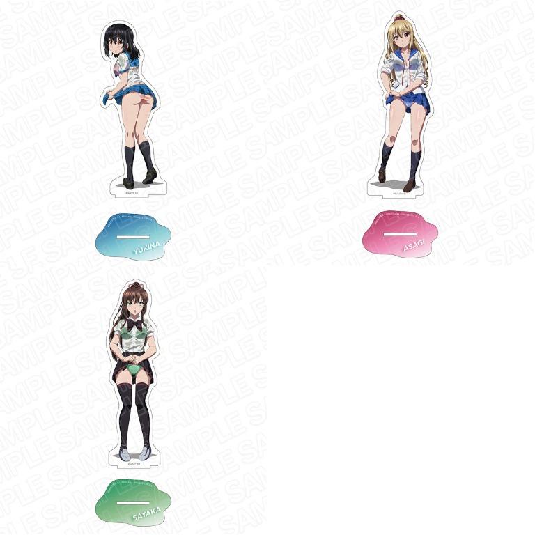 預購 噬血狂襲final 姫柊雪菜 藍羽浅葱 煌坂紗矢華雨棚ver 立牌 22年02月予約 興趣及遊戲 玩具 遊戲類